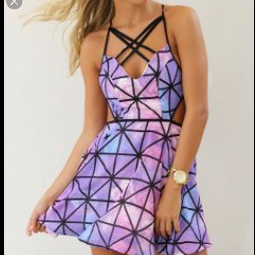 Sabo Skirt purple dress size XS - Picture 2 of 2